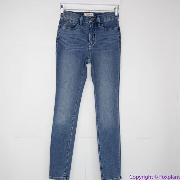 NEW Madewell women's 10'' high‎ rise skinny Roadtripper jeans, 25 - Picture 1 of 11